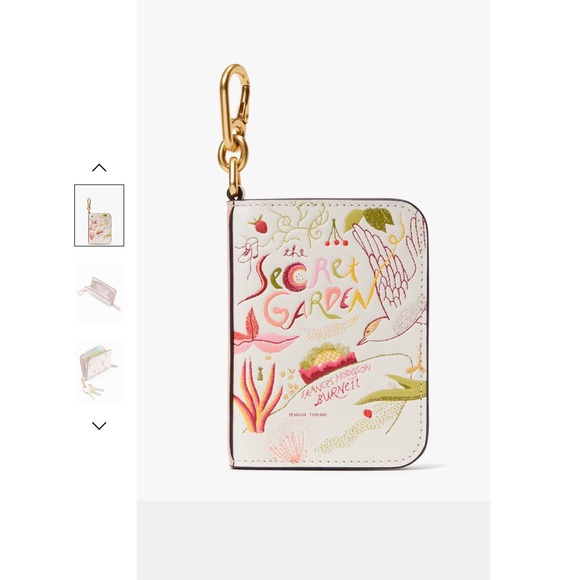 ♠️kate spade♠️ NWOT Secret Garden Coin/Card Keychain - Picture 11 of 14